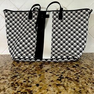 Black and white Kate Spade Baby Bag